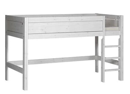 Lifetime Semi-High Bed - Hochbett whitewash 
