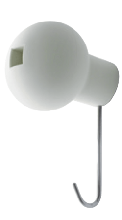 Magis Globo Wandhaken- Weiss