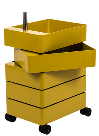 Magis 360° Container, niedrige Ausführung- Yellow