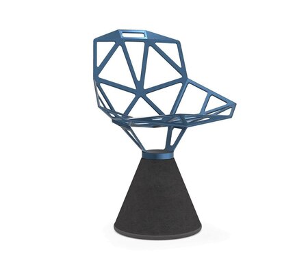 Magis Chair One Stuhl - Blue 5255 / Concrete Black