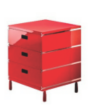 Magis Plus Unit modulares Schubkastensystem, einreihig, rot