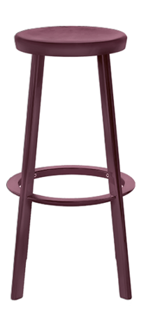 Magis Déjà-Vu Stool Hocker, hoch- Red-Purple