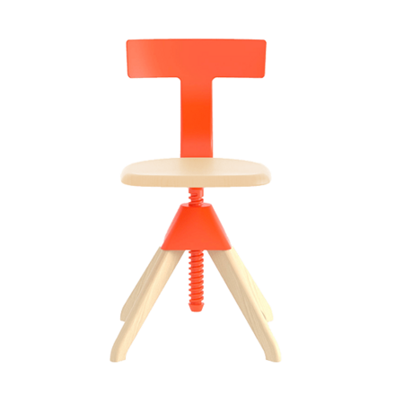 Magis Tuffy The Wild Bunch Stuhl - Natural/Orange