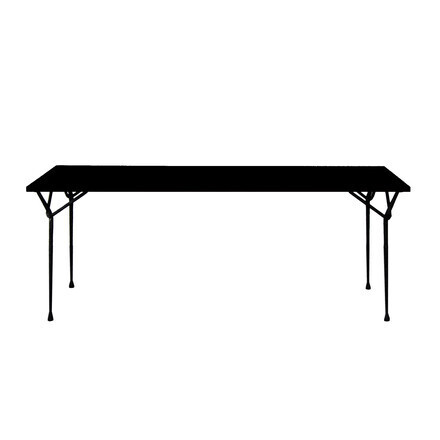 Magis Officina Esstisch -  200 cm, schwarz / schwarz