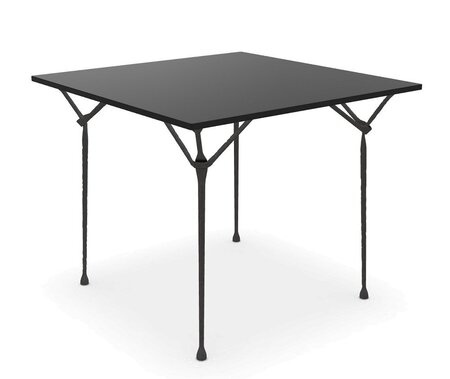 Magis Officina Esstisch - 90 cm, schwarz / schwarz