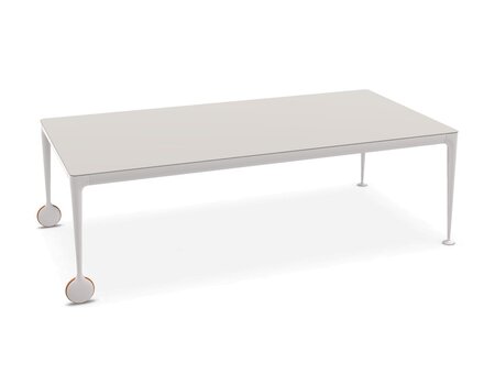 Magis - Big Will Tisch mit Rollen -   Weiss /   Breite: 240 cm; Höhe: 75 cm; Tiefe: 110 cm
