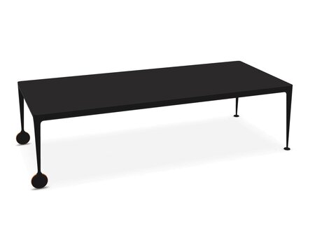 Magis - Big Will Tisch mit Rollen -   Schwarz /  Breite: 280 cm; Höhe: 75 cm; Tiefe: 120 cm;