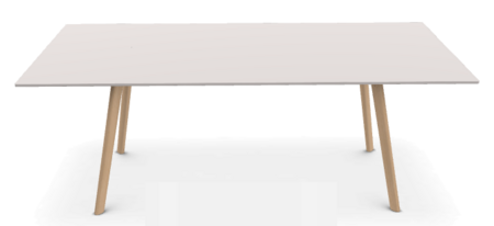 Magis - Pilo Tisch - Weiss / Natur - 200x90 cm