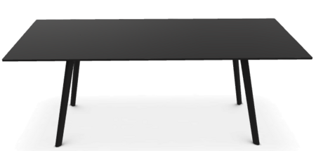 Magis - Pilo Tisch - Schwarz / Schwarz - 200x90 cm