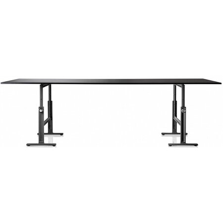 Magis Brut Tisch Trestle - Schwarz Stahl - Grau
