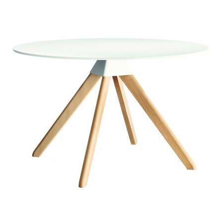 Magis Cuckoo Tisch - Natur Gestell - Weiss