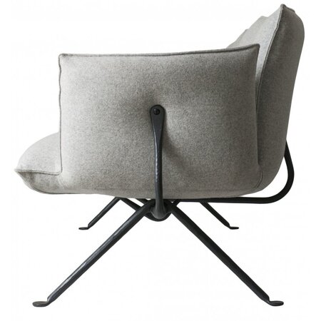 Magis Officina 3 Sitzer Sofa - Divina Melange Grau/Schwarz