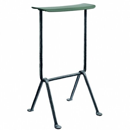 Magis Officina Barhocker 65 cm - Dunkelgrun - Anthrazitgrau