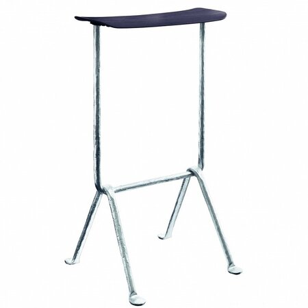 Magis Officina Barhocker 75 cm Buchenholz - Schwarz - Verzinkt