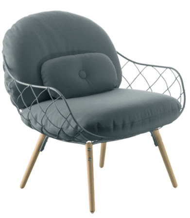Magis Pina Sessel -  Grau Natur
