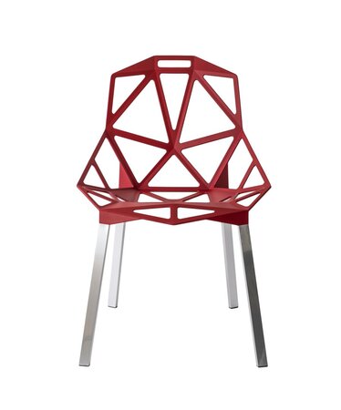 Magis Chair One Stuhl - Legs - Rot