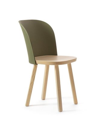 Magis Alpina Stuhl - Natural / Olive green