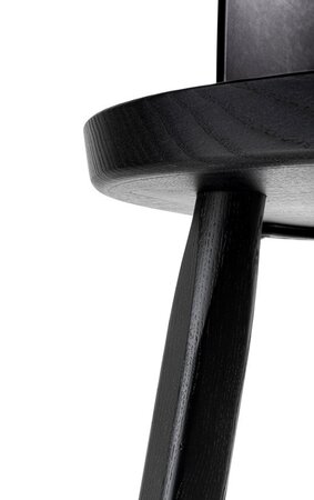 Magis Alpina Stuhl - Stained black / Black