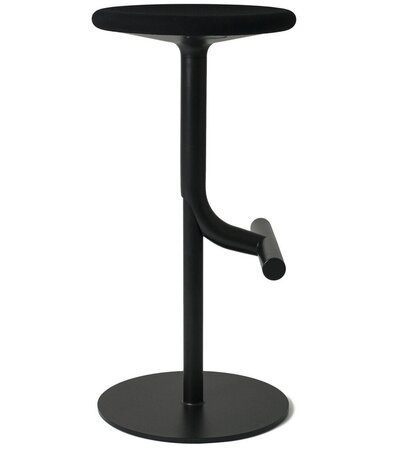 Magis Tibu - Drehbarer Stoff Hocker: Schwarz