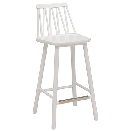 Hans K ZigZag Barchair 63cm White