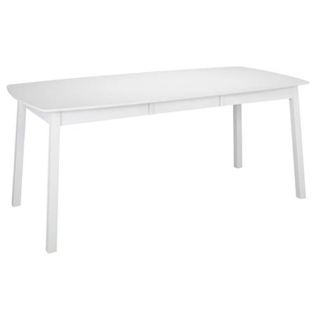 Hans K Verona Table Ellipse 137(48)x90cm White