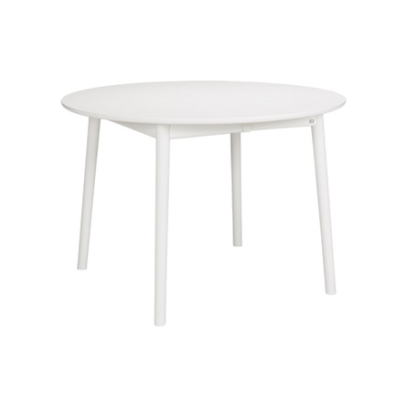 Hans K ZigZag Table Round 110(50)x110cm White