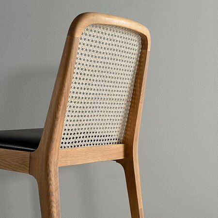 HANS K RACQUET CHAIR OAK OILED