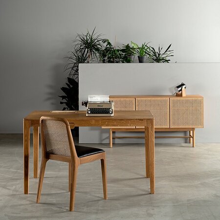 HANS K RACQUET CHAIR OAK OILED
