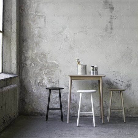HANS K ZIGZAG BARSTOOL 78CM BLACK STAIN