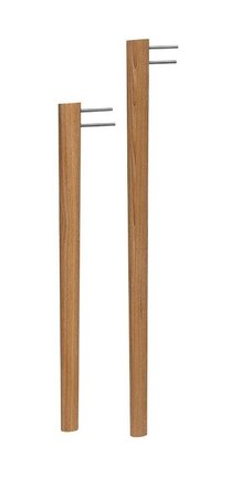 Hans K Zigzag set of legs 75cm - Stuhlbeine - 75 cm - oak oiled