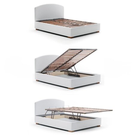 Milano Bahamas Doppelbett mit Stauraumbox