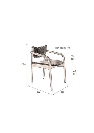 Dutchbone Torrance Armchair