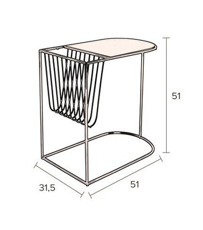 Dutchbone Eileen Side Table