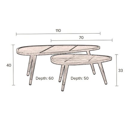 Dutchbone Sham Coffee Table
