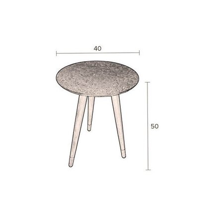 Dutchbone Bast Side Table