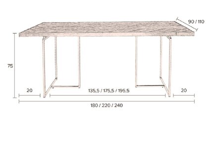 Dutchbone Class Dining Table