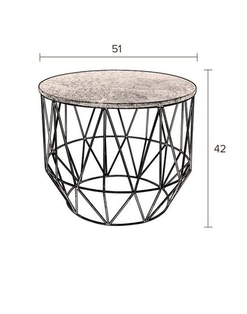 Dutchbone Boss Side Table