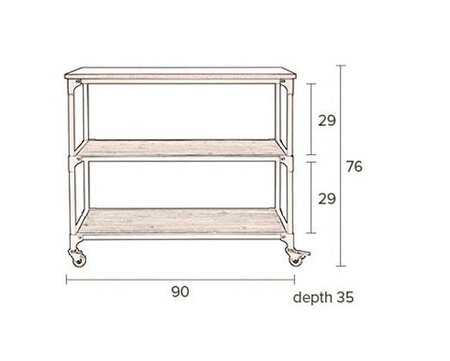 Dutchbone Consuela Shelf
