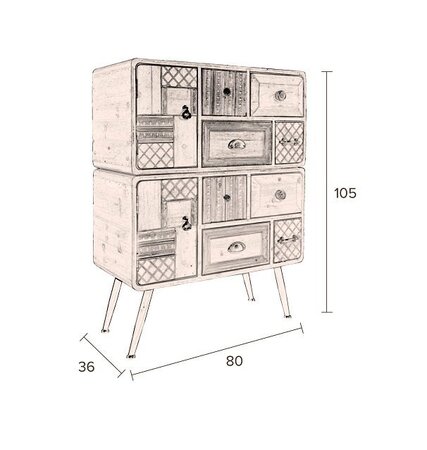 Dutchbone Jove Cabinet