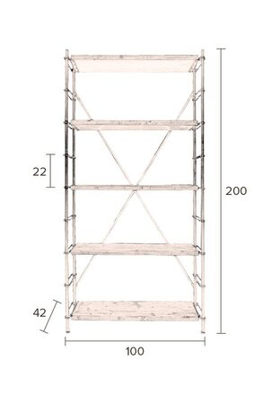 Dutchbone Iron Shelf