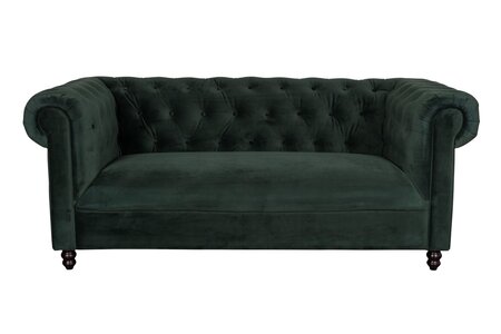 Dutchbone Chester Sofa velvet Dark Green