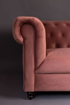 Dutchbone Chester Sofa velvet Pink