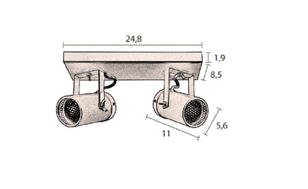 Dutchbone Scope-2 DTW Spot Light - Copper