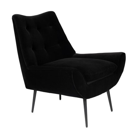 Dutchbone Glodis Lounge Chair - Nero