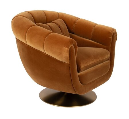 Dutchbone Member Lounge Chair - Whiskey