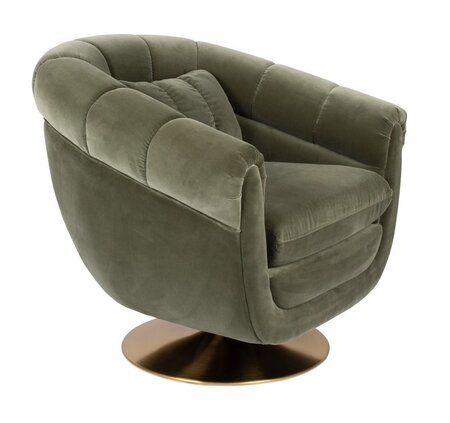 Dutchbone Member Lounge Chair - Olive