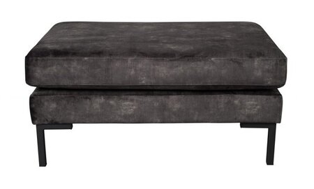 Dutchbone Houda Hocker - Anthracite