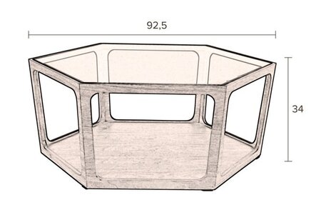 Dutchbone Sita Coffee Table