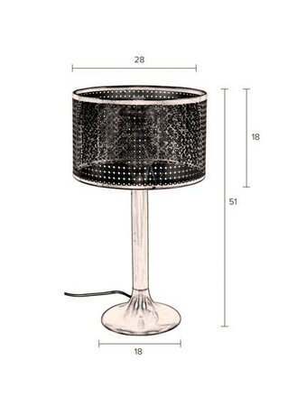 Dutchbone Barun Table Lamp