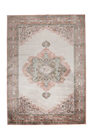 Dutchbone Mahal Carpet - Pink/Olive